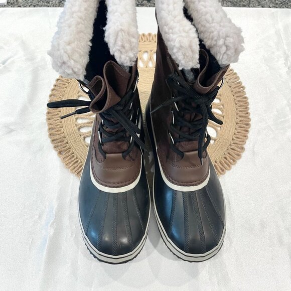 NWT Sorel Caribou Men's Waterproof Boot Bruno Brown Size 10.5 - Picture 3 of 11